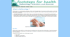 Desktop Screenshot of footstepsforhealth.hostinguk.com