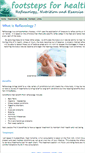 Mobile Screenshot of footstepsforhealth.hostinguk.com
